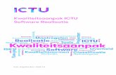 Kwaliteitsaanpak ICTU Software Realisatie · 2017-09-07 · Projecten waarin software wordt ontwikkeld of onderhouden ... ICTU werkt sinds 2010 met de agile softwareontwikkelaanpak