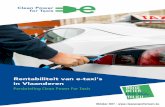 Clean Power for Taxis - Bond Beter Leefmilieu · Tegen 2020 minstens 10% van de Vlaamse taxi-vloot elektrisch laten rijden, dat is de ambitie van het project “Clean Power for Taxis”