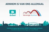 ARNHEM IS VAN ONS ALLEMAAL...2018/03/05  · Arnhem tot een inclusieve stad te maken waarbinnen een eerlijke verdeling van welzijn, welvaart, kennis en macht de norm is. Een stad waarin