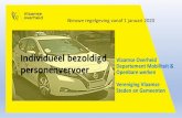 individueel bezoldigd personenvervoer lokale besturen... · PDF file Individueel bezoldigd personenvervoer Vlaamse Overheid Departement Mobiliteit & Openbare werken Vereniging Vlaamse