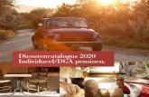 Dienstencatalogus 2020 Individueel/DGA pensioen. · 2020-01-16 · van Zwitserleven individueel en DGA pensioen. Voorbeelden van aanvullende werkzaamheden zijn: Het wijzigen van de
