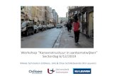 Workshop “Kansenstructuur in aankomstwijken” Sectordag 6 ......Mieke Schrooten (Odisee, UA) & Elise Schillebeeckx (KU Leuven) Workshop “Kansenstructuur in aankomstwijken” Sectordag
