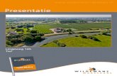 Presentatie - Wildemans Makelaars · Lingeweg 145 4006 MA Tiel In het buitengebied van Tiel met uitzicht op rivier De Linge ligt deze vrijstaande Betuwse T-boerderij met 2 schuren