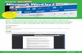 Nootdorp | Ecos-schools - 36 Microsoft Word les 2 · 2020-03-17 · Dit document heet WORD2. De tekst gaat over het internet. Stap 2 De kopjes internet, geschiedenis, tegenwoordig,