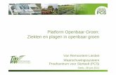 Platform Openbaar Groen: Ziekten en plagen in openbaar groen€¦ · Boomkwekerij, Tuinaanleg en Openbaar Groen • Sinds 1996 • Lidmaatschap (€120/jaar) – Waarschuwingsberichten