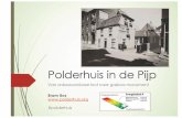 20181107 Presentatie Polderhuis in de Pijp · Isoleren én constructie dampopen houden Wand-temperatie (en daardoor ZLTV) LW Warmtepomp . voor IJ\N ... van onder het maaweld m Bram