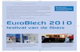 EuroBlech 2010 - Metaal Magazine...van pijpen (Pipetec) en HVAC-toepassingen (Ventec), toonde het Japans-Duitse bedrijf de Gammatec CNC-plasmasnijmachine met extra robuuste portaalconstructie,
