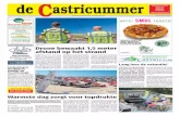 de Castricummer info@castricummer · Waarom heeft men niet ge-wacht tot de nieuwe tarieven voor afvalstofhe˜ ng bekend zijn? Omdat deze in november door de raad worden vastgesteld.