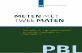 METEN MET TWEE MATEN - Kennisbundel...Delen uit deze publicatie mogen worden overgenomen op voorwaarde van bronvermelding: Middelkoop, M. van et al. (2018), Meten met twee maten. Een