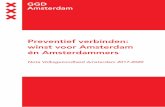 Preventief verbinden: winst voor Amsterdam én Amsterdammers · Investeren in de gezondheid van inwoners loont. Niet alleen voor de Amsterdammers zelf, ... Daarom wordt in het gezondheidsbeleid