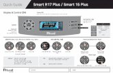 Quick Guide Smart R17 Plus / Smart 15 Plus · 2020-01-31 · Smart R17 Plus의 경우 기기 오른쪽 하단에 있는 배수마개를 열어 응축액을 주기적으로 제거하여