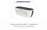 SoundLink Colour - Bose · Niets in deze uitgave mag worden gereproduceerd, gewijzigd, gedistribueerd of op andere wijze gebruikt zonder voorafgaande schriftelijke toestemming. Lees