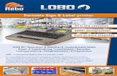 Portable Sign & Label printer - Rebo Systems®...LOBO - Professioneel labelen waar en wanneer u wilt! De ideale labelprinter voor kantoor, werkplaats, magazijn, laboratorium en installatie.