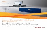 Brochure - DocuColor® 5000AP kleurenpers (PDF, 1.5 MB)€¦ · kunt u maximaal 8.000 vel invoeren zonder extra papier te hoeven inleggen en kunt u zelfs complexe drukwerkopdrachten