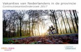 CVO vakantiejaar tabellenrapport provincie · 2018-04-20 · Nederland dat de beschikking heeft over een vaste standplaats is namelijk relatief beperkt (minder dan 10% van de bevolking).