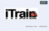 Workshop iTrain - 20/02/2016 - modeltrein-support.be iTrain...Voor andere besturingssystemen (Mac OS X, Linux) kan deze werkwijze anders zijn. 20/02/2016 Modeltrein-Support VZW 24