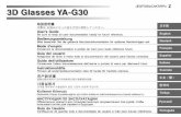 3D Glasses YA-G30 - Support | Home | CASIO · Guia do Usuário Certifique-se de guardar toda a documentação do usuário à mão para futuras referências.Português JEGFSISwChKTrRPo