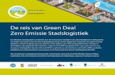 De reis van Green Deal Zero Emissie Stadslogistiek · evofenedex, TLN, het ministerie van IenW en de Hogeschool van Amsterdam, zorgt voor sturing en control. Aanpak ... net als cruciale