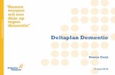Presentatie Deltaplan Dementie themabijeenkomst Pharos ... · 4. landelijke werkplaatsen en kennisplein ( co-creatie en kennis delen) 5. ontwikkeling registratie ( botttomup) 6. actualisatie