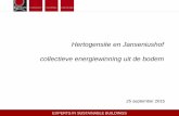 Hertogensite en Janseniushof - ESCOLIMBURG 2020escolimburg2020.be/files/Warmtenetten/150924_HS_presentatie...JH… · Ingenium nv • Nieuwe St-Annadreef 23 • 8200 Brugge • Tel.