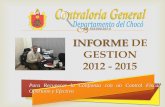 INFORME DE GESTION 2012 - 2015contraloria-choco.gov.co/wp-content/uploads/2018/01/Inf_Gest_2012-2015.pdf2013 2014 2015 INGRESOS 1.014.912 ... INFORME EJECUTIVO ANUAL DE CONTROL INTERNO