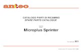 Model Microplus Sprinteruploads.gocdn.us/270_82_LCS-1650-PARTS ONLY.pdf · 2013-08-12 · CATALOGO PARTI DI RICAMBIO SPARE PARTS CATALOGUE Libretto codice 1077 stampato il 26-11-2002