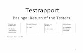 Testrapport · 2018-06-18 · Via onderstaande link zijn de gevonden issues te bekijken in de projectmap van team Bazinga - Return of the testers. h t t p : //www. n k - so f t wa