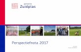 Perspectiefnota 2017 - Gemeente Zuidplas · zichtbaar in het faciliteren van de gezamenlijke inkoop en plaatsing van zonne - panelen. ... Financiële effecten perspectiefnota 2016-2020