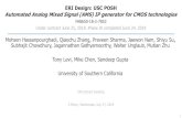 Mohsen Hassanpourghadi, Qiaochu Zhang, Praveen Sharma ......Tony Levi, Mike Chen, Sandeep Gupta University of Southern California ERI Design: USC POSH Automated Analog Mixed Signal