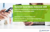 Nationale Social Media Onderzoek 2020 · 2020-01-25 · Uitgevoerd door: Newcom Research & Consultancy B.V. Auteurs: drs. Neil van der Veer, drs. Steven Boekee, drs. Hans Hoekstra