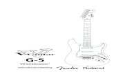 VG Stratocaster® · 2012-07-12 · 2 Belangrijkste eigenschappen De V-Guitar is een nieuw instrument dat een traditionele Fender® Stratocaster® met de geavanceerde technologie