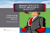 Learning Indicator 2012 - Leren in de social profit · 2015-09-18 · De Learning Indicator 2012 brengt net als de voorgaande edities het professionele leren in België in kaart.