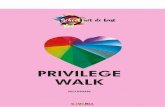 Privilege what?! · Deel 1: privilege walk - De leerlingen krijgen een personagekaartje (zie bijlage 1). Ze lezen in stilte wie ze zijn en trachten zich zo goed mogelijk in te leven