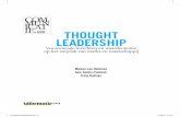 Thought Leadership BW - Managementboek.nl · Inhoud Inleiding Thought leadership – een aantrekkelijke maar nog onduidelijke strategie 7 1 Wat is thought leadership? 9 1.1 Definities