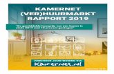 KAMERNET (VER)HUURMARKT RAPPORT 2019 · De huurprijs per m², gemiddeld over heel Nederland Op Kamernet vind je kamers, studio’s en appartementen die kaal, gestoffeerd of gemeubileerd