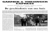 De geschiedenis van ons huis · Ons huis In 1979, vlak voor de sneeuwwin-ter, kochten wij ons huis in Thes-inge aan de Molenweg. Wij, Ber-tho en Truus Top-Hettinga, vie-len voor de