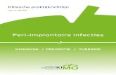Klinische praktijkrichtlijn · 2019-01-31 · Klinische praktijkrichtlijn / Peri-implantaire infecties / versie april 2018 5 INTRODUCTIE Algemeen Deze klinische praktijkrichtlijn