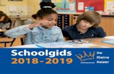 Schoolgids 2018 - 2019 - De Kleine Keizer€¦ · zijn onderwijsvernieuwers, met als doel de leerprestaties en studievaardigheid van onze kinderen te verbeteren. We versterken onze