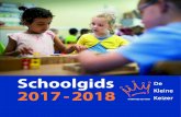 Schoolgids 2017 - 2018 - De Kleine Keizer€¦ · binnen werkbare kaders. We zijn onderwijsvernieuwers, met als doel de leerprestaties en studievaardigheid van onze kinderen te verbeteren.