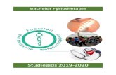 Bachelor Fysiotherapie...2020/08/02  · Studiegids Bachelor Fysiotherapie 2019-2020 Page 2 Inhoudsopgave Algemene informatie van de Anton de Kom Universiteit (AdeKUS