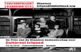 De Prijs van de Vlaamse Gemeenschap voor Cultureel Erfgoedvlaamse-erfgoedbibliotheken.be/sites/default/files/page/... · 2019-06-30 · De communicatie is dynamisch en maakt intelligent