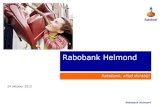 Rabobank Helmond - files. Rabobank Helmond Gevolgen: * Scherpere regelgeving (DNB, NHG, AFM) * 2010