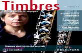 2 nummer 10 • najaar 2011 Timbres Timbres · De Vriend, Blanker, Alain, Rhau en De Mast zelf. Pieter de Mast (so praansaxofoon, fluiten) en Sebas tiaan van Delft (orgel) zijn beiden
