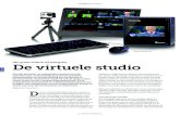 De virtuele studio - mvmm · De volgende stap is het inzetten van meer-dere camera’s. Bij de eenvoudiger setting een volgcamera voor de presentator en één of meerdere camera’s