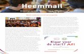 Heemmail - heemlanden.nl 01 I september 2… · de volgende stap te zetten. Ik wens onze bruggers en ... In de nieuwe cao voor het voortgezet onderwijs is besloten dat er meer tijd