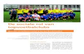 De sociale rol van topvoetbalclubsisb.colo.ba.be/doc/Artik/Vts/241/sportpromotie5.pdf · Sportdienst en topclub werken goed samen … De sportdienst en de club bepa-len samen een