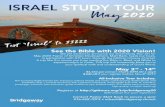 IsraelTour2020-Flier-872a9377ff611449bde42-abbd0d3fe1d51a8f5150400be4e52c56.r46.c… · Bridgeway Christian Church ISRAEL STUDY TOUR DEPARTING FLIGHT Sunday, May 3rd: Turkish Air