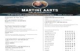 CV Martine Aarts - Cloud Nine Coachingcloudninecoaching.be/wp-content/uploads/2016/12/CV-Martine-Aart… · MARTINE AARTS Life- en bedrijfscoach +32 487 16 20 82 | martine@cloudninecoaching.be