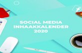 SOCIAL MEDIA INHAAKKALENDER 2020Wij helpen je graag met het bepalen van de juiste social strategie en invulling. Van leuke inhakers tot een informatieve post. Wij bedenken, maken en
