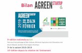 Bilan - AGREEN-STARTUP€¦ · Business Plan + 1000€ d’aompagnement à l’Agen e La communicante HAPPEELING : une gamme de produits pour l’apéritif élaorée à partir d’épluhures